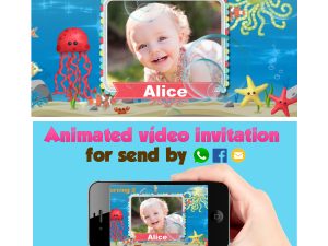 Sea worId Ocean Invitation