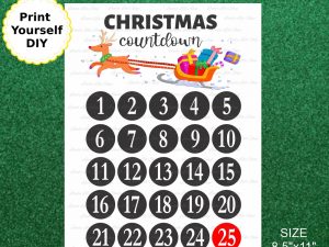 Printable Christmas Countdown