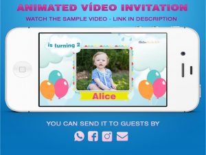 Rainbow invitation